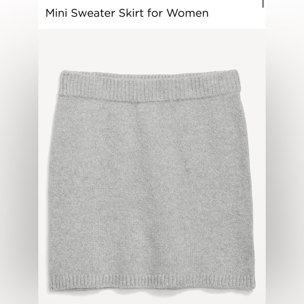 Gray Sweater Skirt